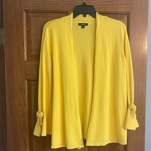 Alfani Women's Vibrant Yellow Cardigan